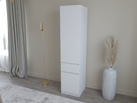 Шкаф-пенал с штангой на 1 шухляду и 2 двери ViA- Таун Т-2