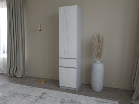 Шкаф-пенал с штангой на 1 шухляду и 2 двери ViA- Таун Т-2