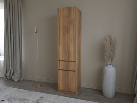 Шкаф-пенал с штангой на 1 шухляду и 2 двери ViA- Таун Т-2