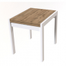Стол раскладной ViA- Крос (белый/дуб тахо)