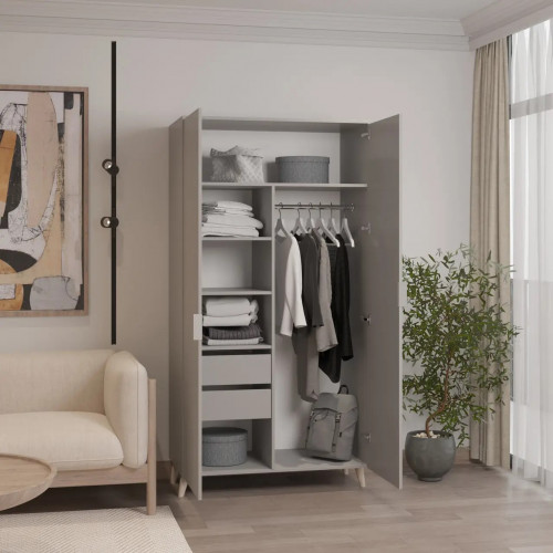 Шкаф 195х100х52 см KOD- ШК-100ящ Хюгге