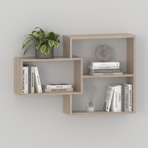 Полка для книг 66х104х22 см KOD- ПК-2