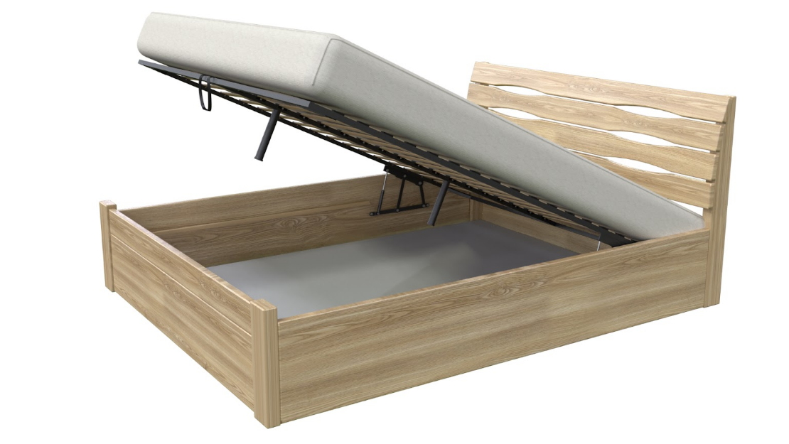 Кровать деревянная  с механизмом MOM- Портленд без матраса  