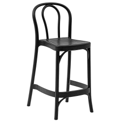 Стул барный TYA- Sozo Круглая спинка Черный