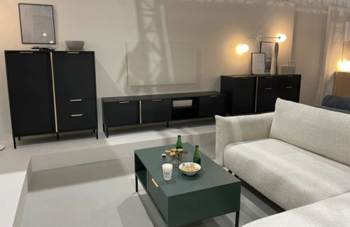 Комод Perfect Home Ларс/Lars 3-дверный с 2 ​​ящиками 3D2S/153 Антрацит