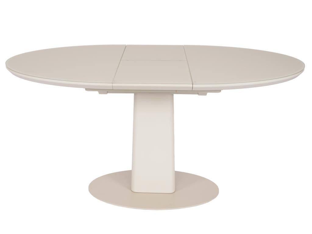 Стол обеденный Avn- HT3709 120-155x85 Glass Cappuccino