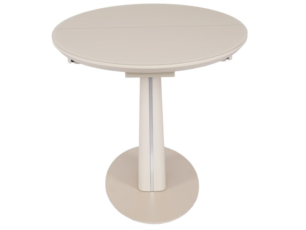 Стол обеденный Avn- HT3709 120-155x85 Glass Cappuccino