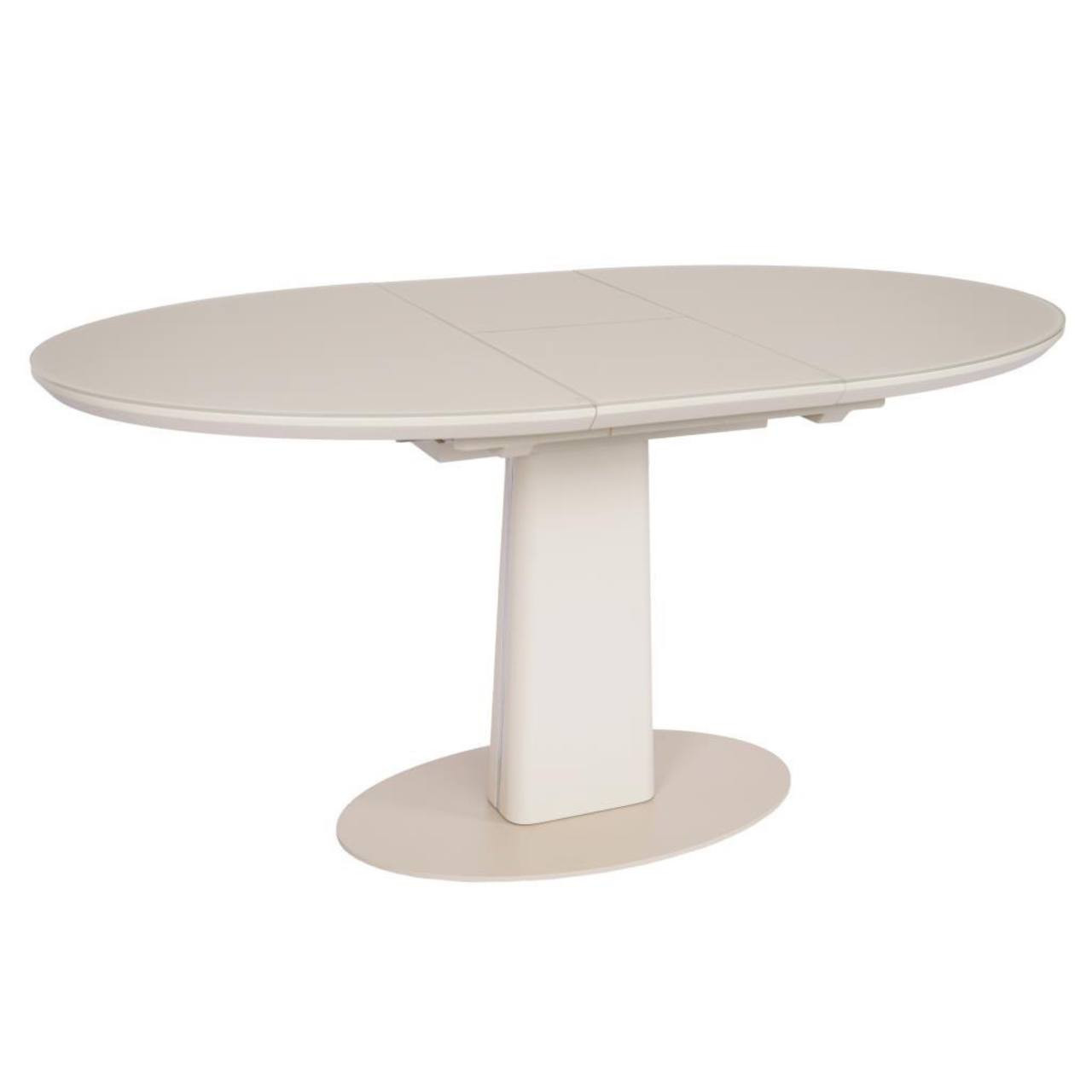 Стол обеденный Avn- HT3709 120-155x85 Glass Cappuccino