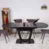Комплект обеденный NL- Ottawa керамика коричневый + стулья MADRID (1+4)