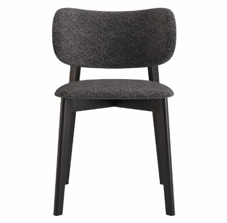 Стул обеденный LVK- Hawk массив ясеня (черный)  