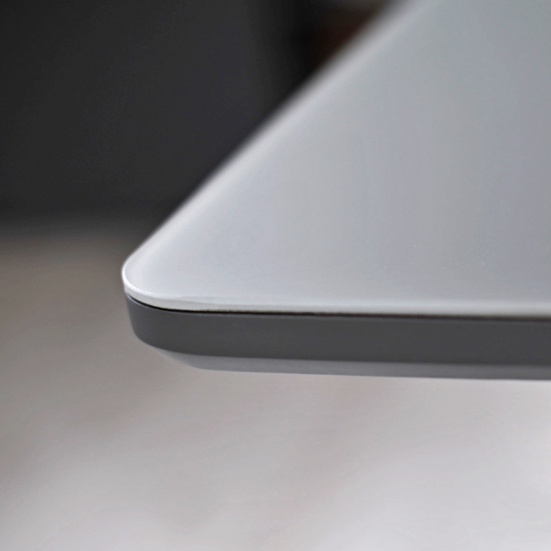 Кухонный комплект Ont- Фабрицио серый прямоугольный стол + 4 стула Lava Velvet серые