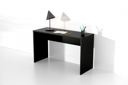 Письменный стол без тумбы Helvetia AGAPI 24W3LZ03 (черный оникс)