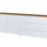 Комод на 2 двери и 3 ящика Helvetia MODO 247VOJ28 (белый/дуб маувелла)