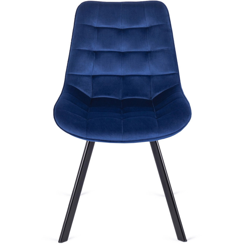 Стул обеденный MEBEL ELITE RICK синий велюр