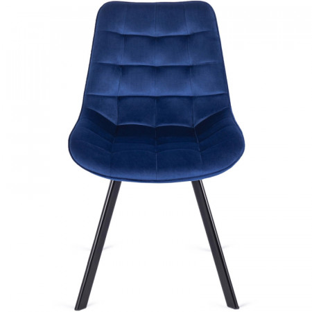 Стул обеденный MEBEL ELITE RICK синий велюр