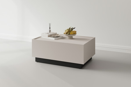 Стол кофейный раздвижной Helvetia EKO 24KWMJ96 (кашемир/черный)