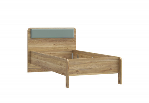 Кровать односпальная Forte HOA HOAL1092 (дуб маувелла/шалфей)