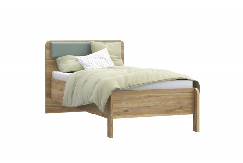 Кровать односпальная Forte HOA HOAL1092 (дуб маувелла/шалфей)