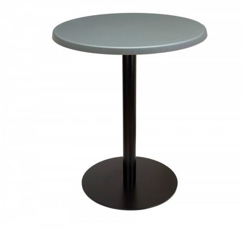 Столешница круглая VLL- Topalit (матовое серебро)