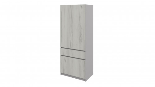 Шкаф-пенал с полками на 1 шухляду и 4 двери ViA- Таун Т-3