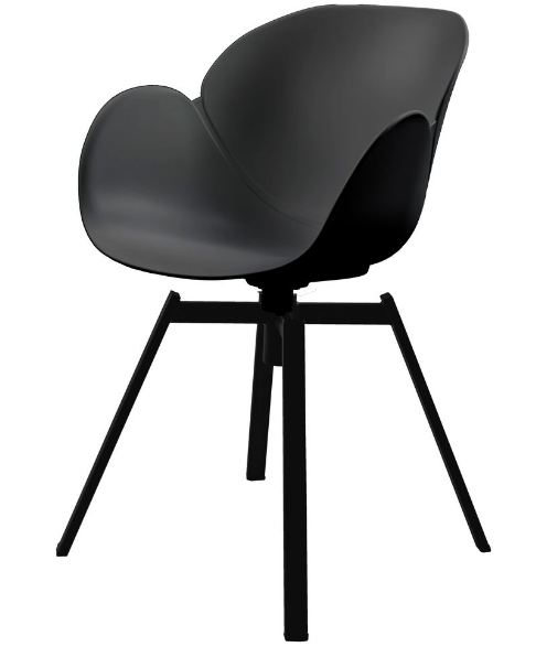 Кресло из полипропилена CON- SPIDER черный