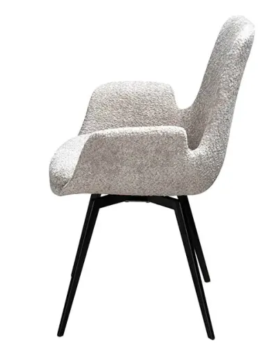 Стул обеденный TOP- Дюк (серый, бежевый букле) 