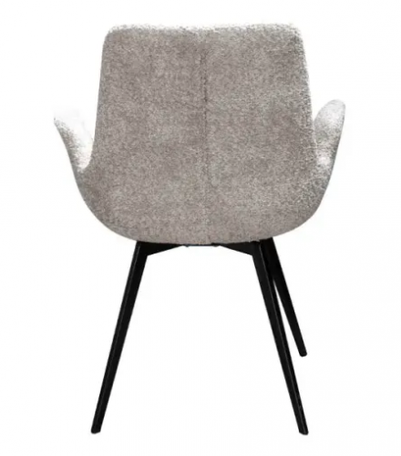 Стул обеденный TOP- Дюк (серый, бежевый букле) 