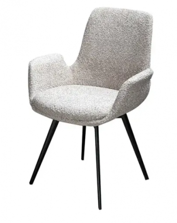 Стул обеденный TOP- Дюк (серый, бежевый букле) 