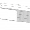 Комод Perfect Home Сенсо/Senso 2-дверный с 3 ящиками 2D3S/187 Беж