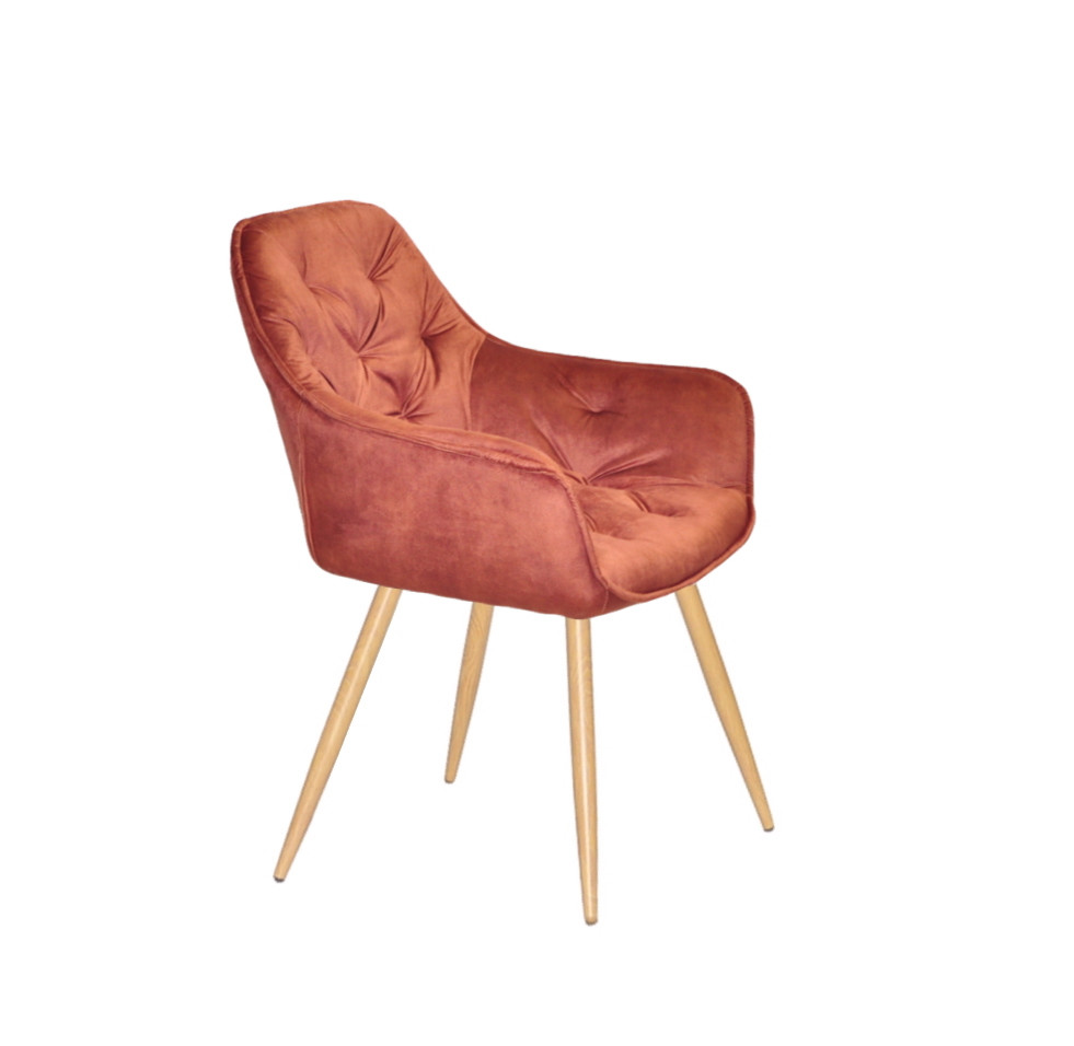 Кресло обеденное OND- CHIC БАРХАТ Корица - OR- 862