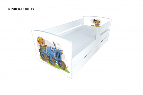 Детская кровать с ящиком VRN-  KINDER-COOL для мальчиков