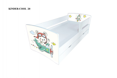 Детская кровать с ящиком VRN-  KINDER-COOL для мальчиков