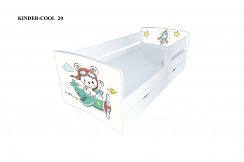 Детская кровать с ящиком VRN-  KINDER-COOL для мальчиков