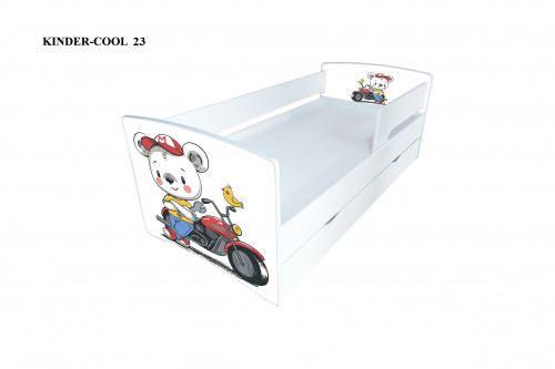 Детская кровать с ящиком VRN-  KINDER-COOL для мальчиков