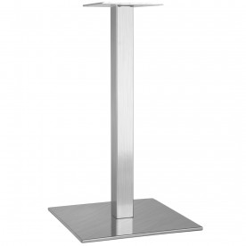 Опора для стола STL- MILANO INOX  (основание 40х40 см, высота 57 см, 72 см и 110 см)