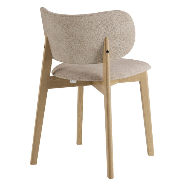 Стул обеденный LVK- Hawk массив ясеня (натуральный ясень)  