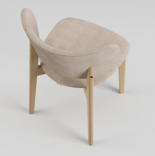 Стул обеденный LVK- Hawk массив ясеня (натуральный ясень)  