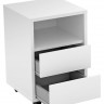 Тумба на колесах с 2 ящиками Helvetia AGAPI 2497LZ00 (белый)