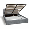 Кровать с подъемным механизмом BIO- Софт Дюна (темно-серая)