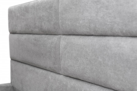 Кровать с подъемным механизмом BIO- Софт Дюна (темно-серая)