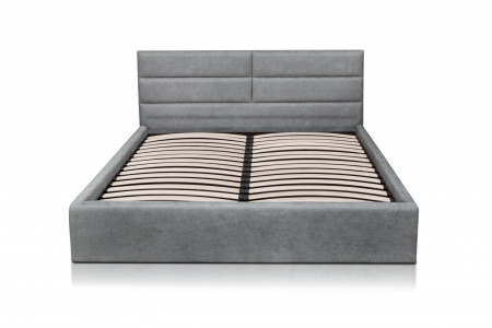 Кровать с подъемным механизмом BIO- Софт Дюна (темно-серая)