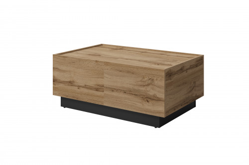 Стол кофейный раздвижной Helvetia EKO 24N6MJ96 (дуб вотан/черный)