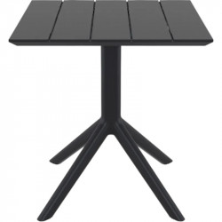 Стол уличный Siesta Paris Table 70 (черный)