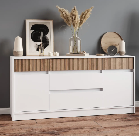 Большой комод EVR- Стайл-1600 кашемир + фасад каннела