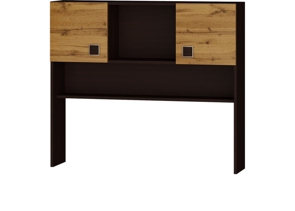 Надстройка для стола EVR- Соната венге + крафт золотой