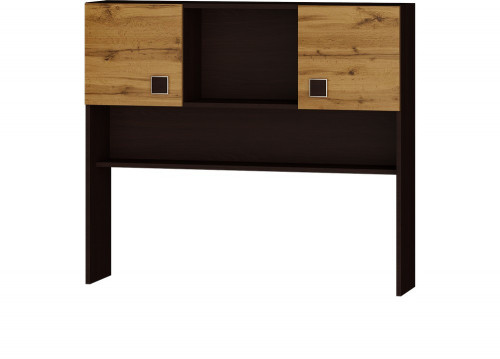 Надстройка для стола EVR- Соната венге + крафт золотой