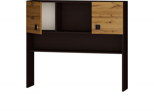 Надстройка для стола EVR- Соната венге + крафт золотой