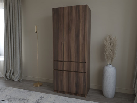 Шкаф-пенал с штангой на 1 шухляду и 4 двери ViA- Таун Т-4