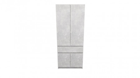 Шкаф-пенал с штангой на 1 шухляду и 4 двери ViA- Таун Т-4