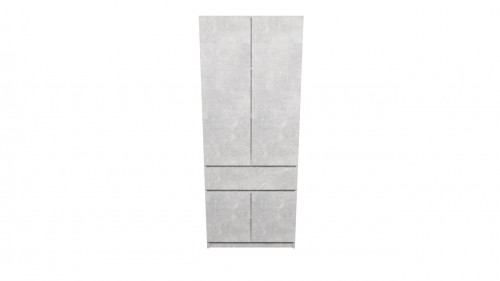 Шкаф-пенал с штангой на 1 шухляду и 4 двери ViA- Таун Т-4